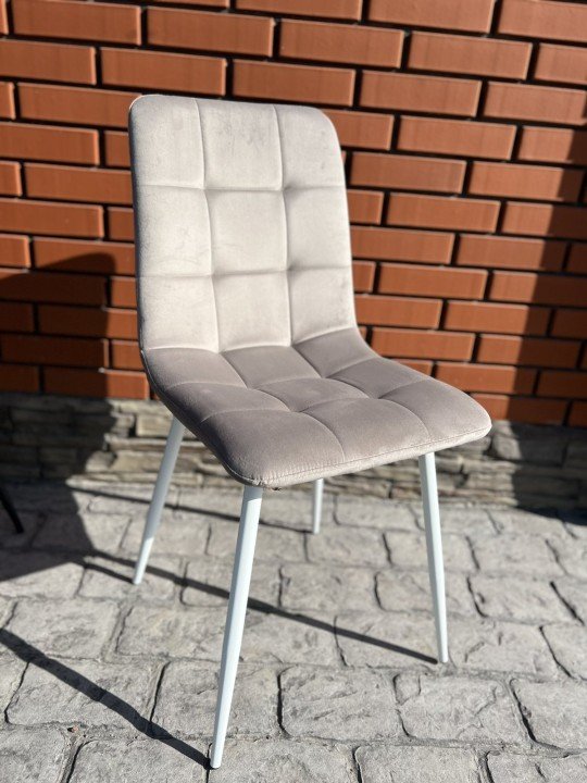 Стілець RoNi MiLa бежевий/білий