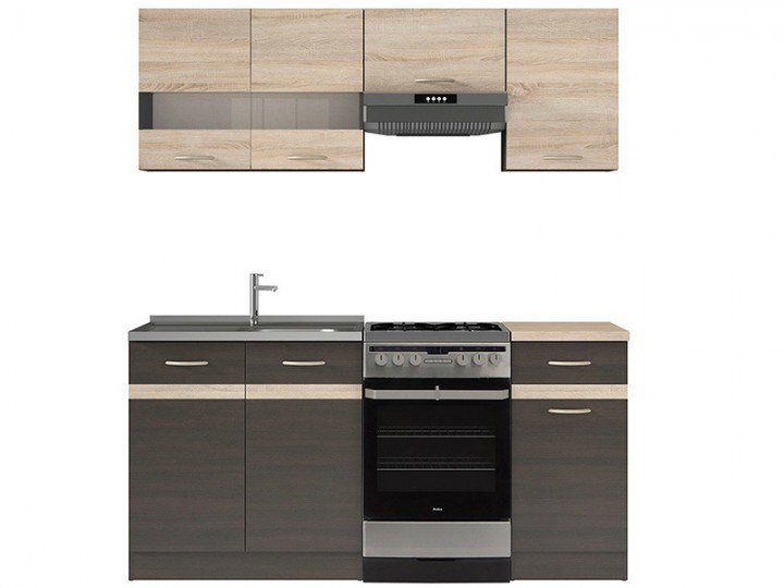 JUNONA LINE 170 Кухня венге/сонома BRW