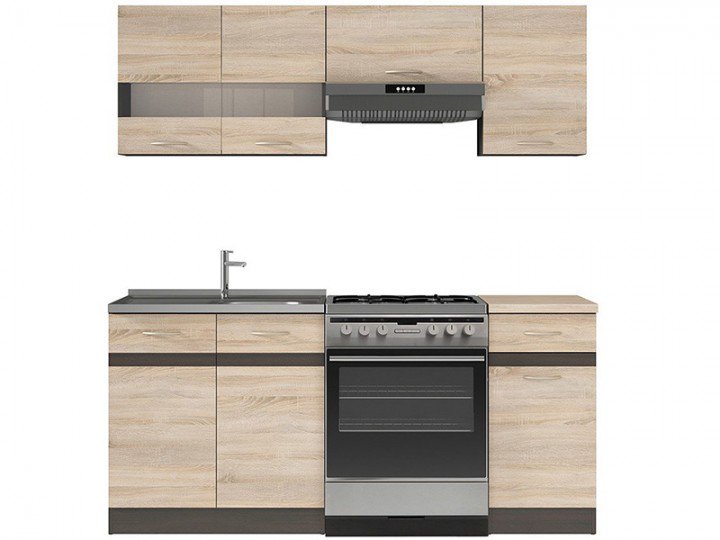 JUNONA LINE 180 Кухня сонома BRW