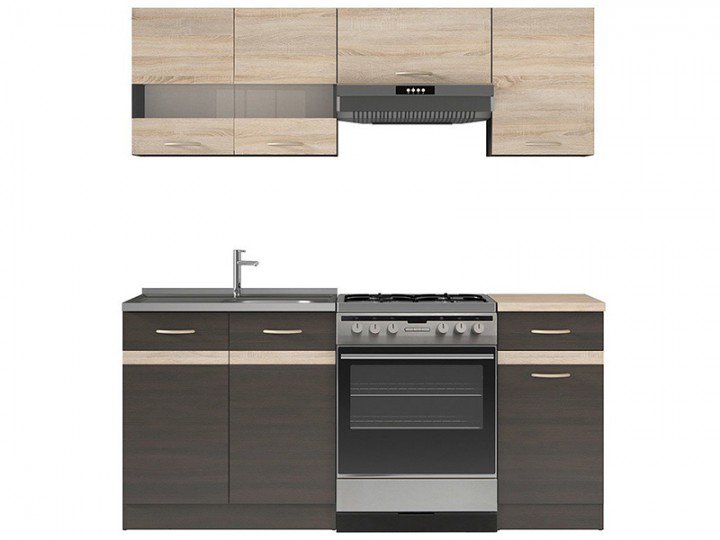 JUNONA LINE 180 Кухня венге/сонома BRW