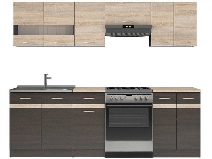 JUNONA LINE 240 Кухня венге/сонома BRW