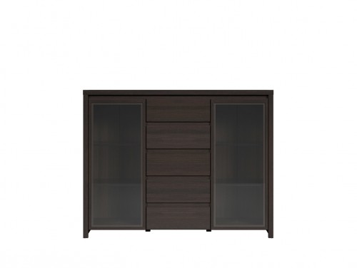 Комод KOM2W5S Kaspian BRW wenge
