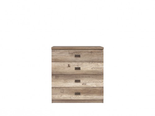 Комод KOM4S/80  Malcolm БРВ дуб каньйон монумент / сірий вольфрам