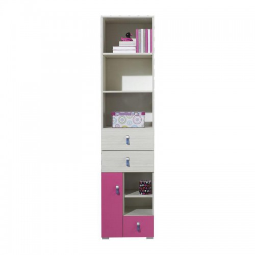 Стеллаж КМ4 Komi Meblar десен komi / голубой или десен komi / розовый