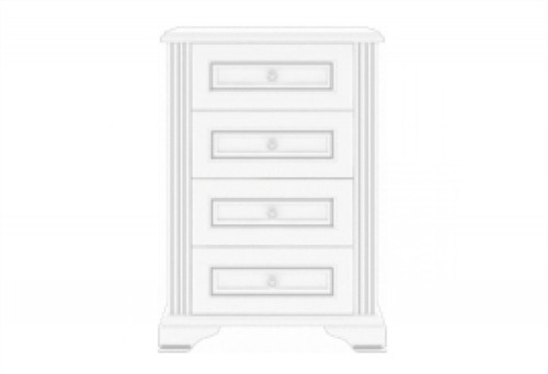 Комод 4S  60 вайт Гербор ясень снежный / сосна