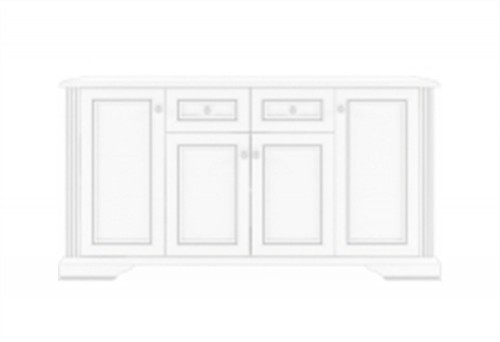 Комод 4D2S вайт Гербор ясень снежный / сосна