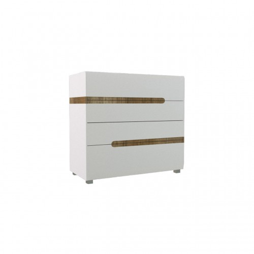 Комод Letis L Blonski белый глянец/дуб каньон