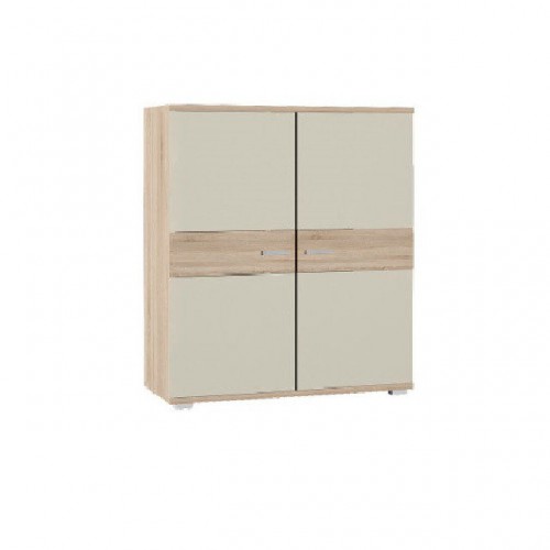 Комод Cleo K Blonski дуб Сонома/сахара глянец