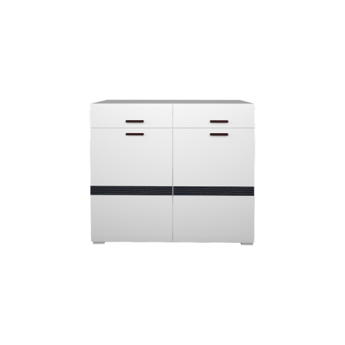 Комод Hollywood G Blonski белый/белый глянец