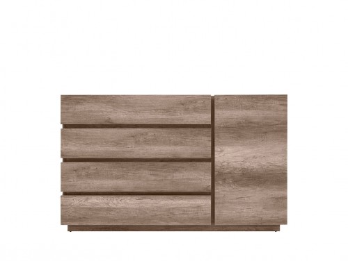 Комод KOM1D4S Anticca BRW дуб монумент