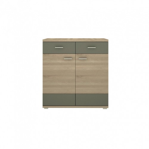 Комод Montreal N Blonski дуб Сонома трюфель серый графит глянец