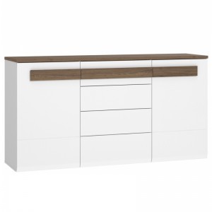 Комод Recent RCTK231 Forte Дуб Табак/Белый глянец