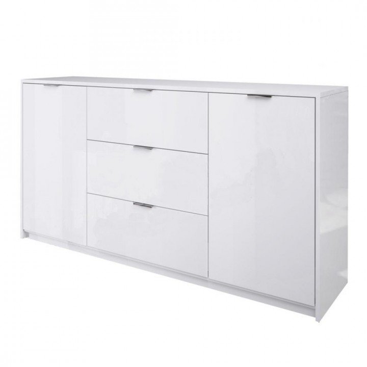 Комод Рома 2Д3Ш 1,6 RM-167-WB MiroMark белый глянец