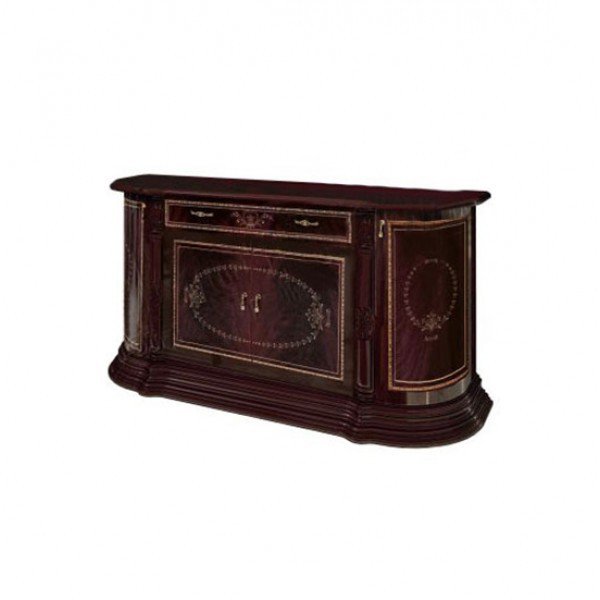 КОМОД Чикаго 4дв CH-24-PR MiroMark перо рубино