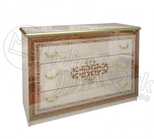 КОМОД Дженнифер 3 шх МироМарк Радика Бежевый