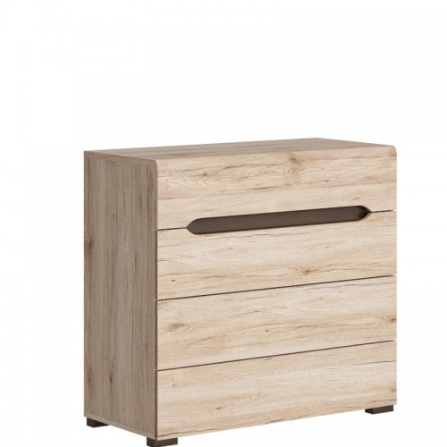 ​Комод KOM4S/90 ЭЛЬПАССО Гербор дуб сан-рэмо светлый