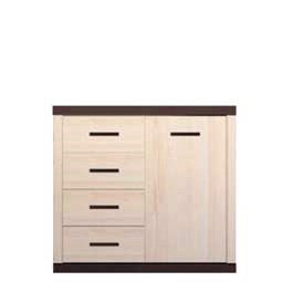 Комод 1D4S КАРМЕН Гербор венге магия / дуб родос