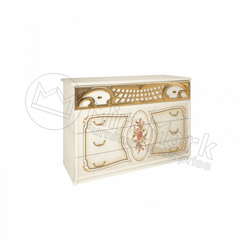 ​КОМОД Реджина Голд 4шх МироМарк Радика Бежевый