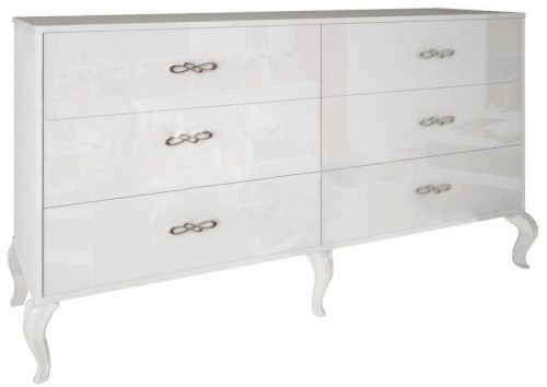 ​КОМОД Империя 6шх МироМарк белый глянец