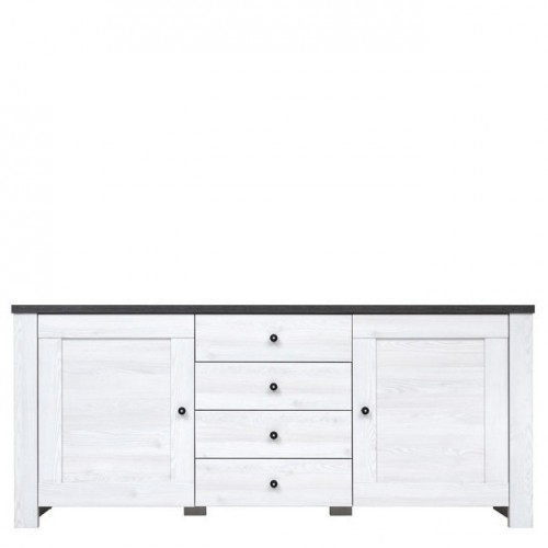 Комод 2D4S АНТВЕРПЕН Гербор ясен снежный/дуб мореный