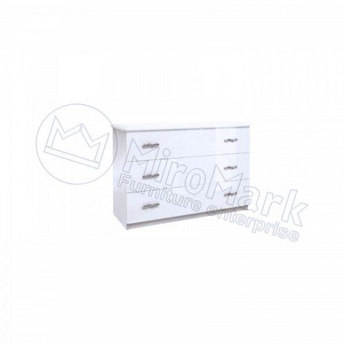 КОМОД Прованс 3шх Миромарк белый глянец