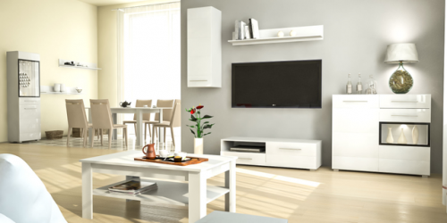 Комплект у вітальню Barry 4 Blonski німфея альба/білий сніг