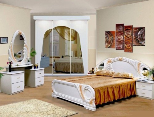 Комплект Лола 3дв МіроМарк білий глянець