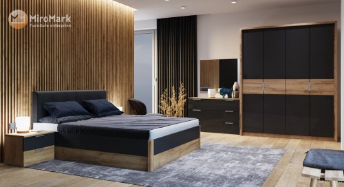 Комплект Рамона 4дв МіроМарк Дуб Крафт/Лава