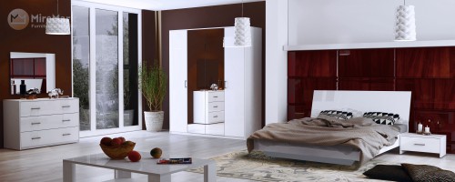 Комплект Рома 4дв МіроМарк білий глянець