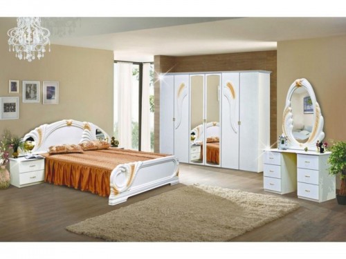 Комплект Лола 6дв МіроМарк білий глянець