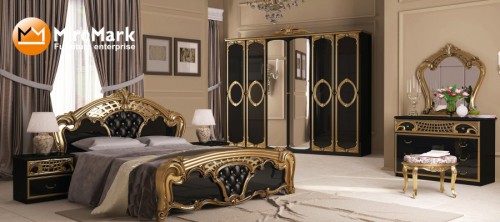 Комплект Реджина Чорна 6дв МіроМарк чорний глянець