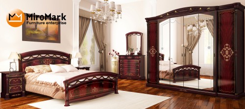 Комплект Роселла 6дв МіроМарк Перо Рубіно