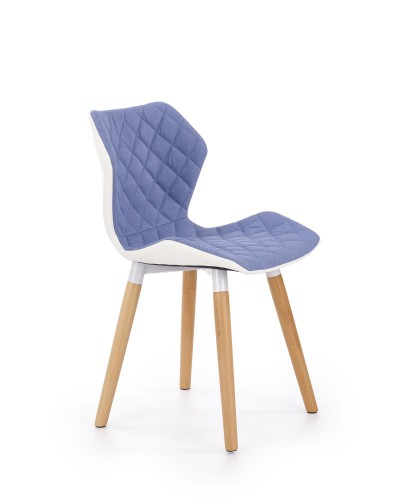 Стілець Halmar K277 Блакитний Білий