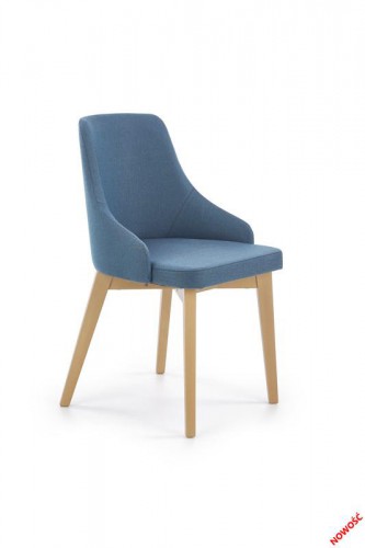Стілець Halmar Toledo Дуб Медовий Бірюзовий