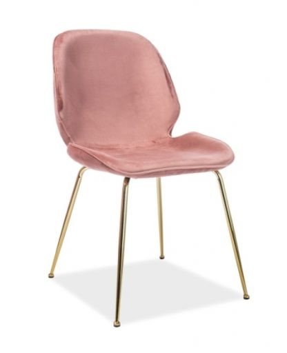 Стул Signal Adrien Velvet античный пудра золото Bluvel52