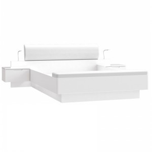 Кровать Starlet White STWL163 Forte белый / белый глянец