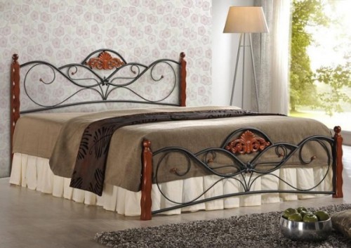 Кровать VALENTINA HALMAR черешня античная