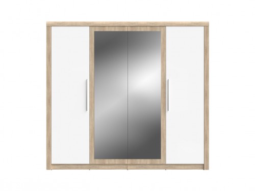 Шафа Belinda SZF4D BRW дуб сонома / білий