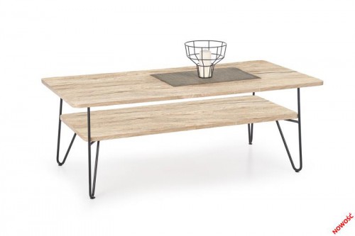 Журнальний столик Halmar ELECTRA Дуб Сан-Ремо Чорний