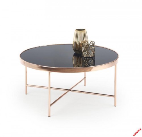 Журнальний столик HALMAR MORIA Мідь Чорний