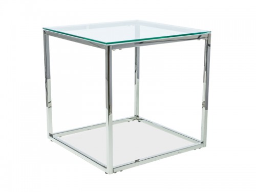 Журнальный столик Signal Hilton В 55х55 Срібний