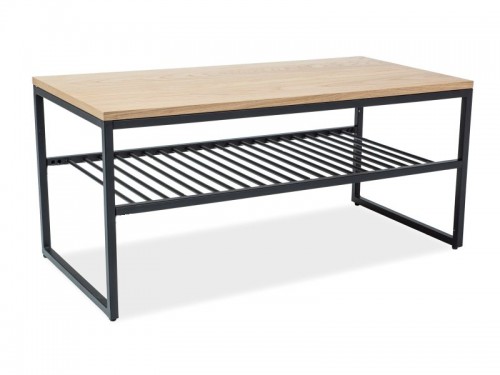 Журнальний столик Signal Penta Дуб/Чорний