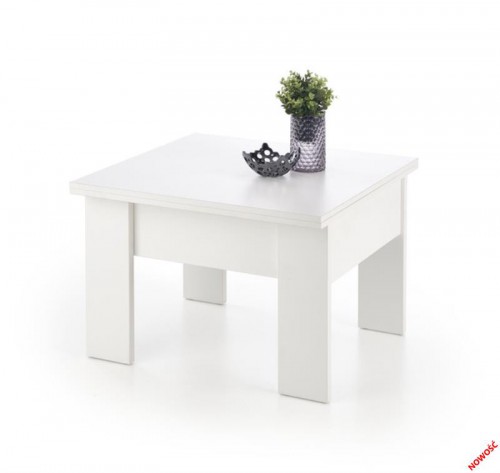 Стіл-трансформер журнальний-обідній HALMAR SERAFIN Білий