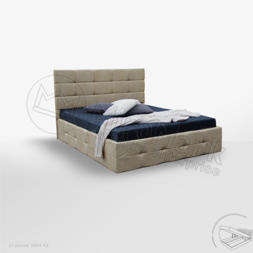 Мягкая кровать МироМарк Бристоль 1,6х2,0 с подъемным механизмом