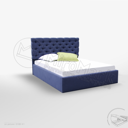 Мягкая кровать МироМарк София 1,6х2,0 с подъемным механизмом
