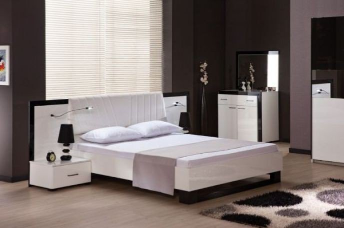 Кровать MW1600 Embawood Гармония White, Black
