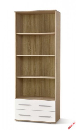 Стелаж Halmar LIMA REG-3 Білий-Дуб Сонома