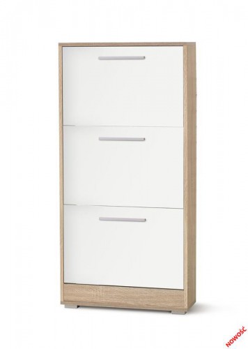 Шафа на взуття LIMA-ST-1 HALMAR Білий -Дуб Сонома