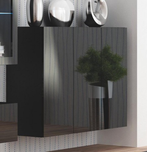 Комод навісний LIVO KM-120 HALMAR Чорний