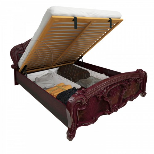 КРОВАТЬ Олимпия 1,6х2,0 Подъемное с каркасом МироМарк Перо Рубин